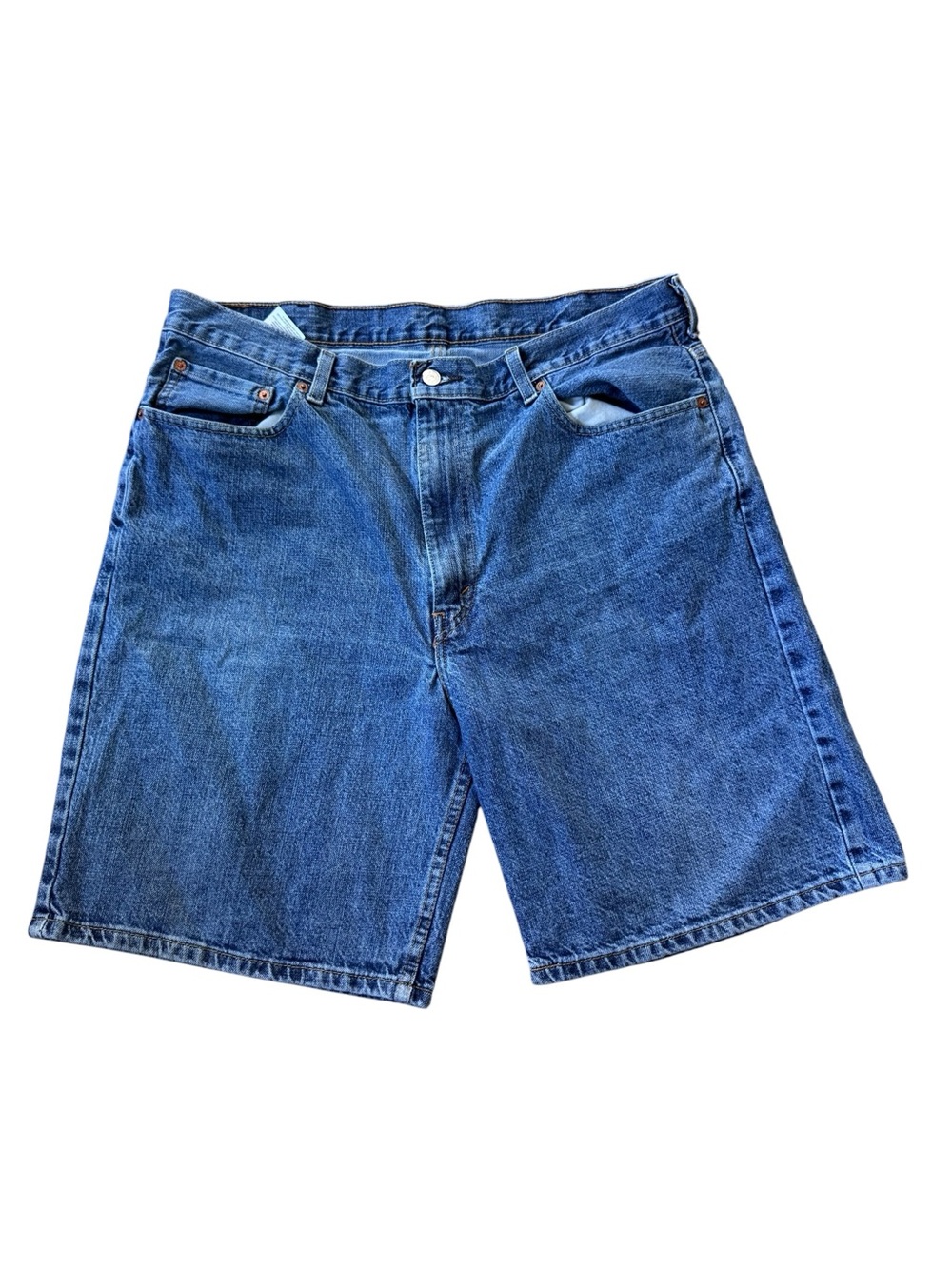 Levi’s 550 Denim Shorts Men’s 40 Blue Relaxed Fit Jean Shorts Red Tab